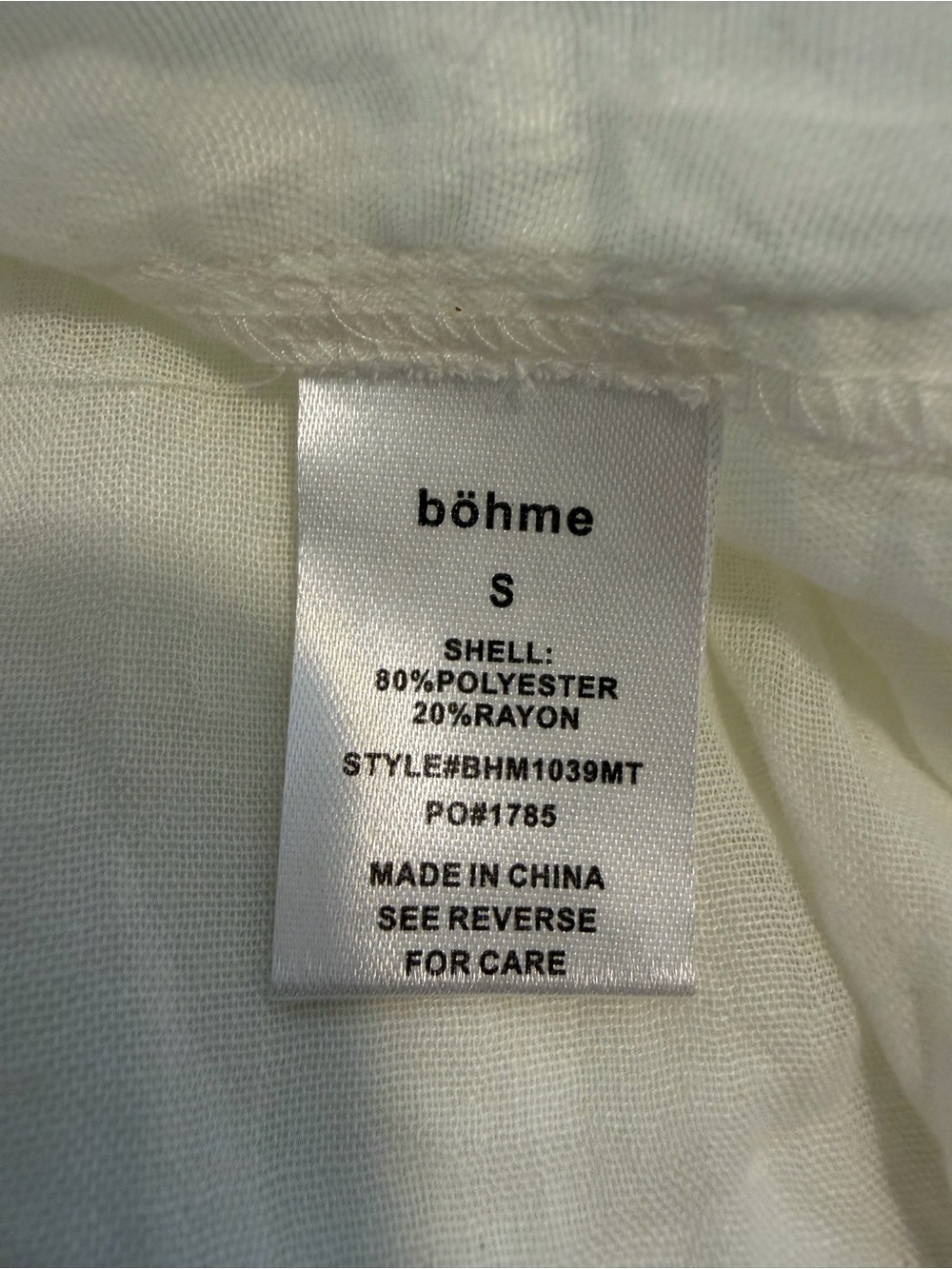 NWT Bohme Leia Flutter Sleeve Lightweight Pleated Blouse in Cream - Picture 11 of 12